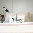 Leaping Easter Bunny Pillow by Decor Steals