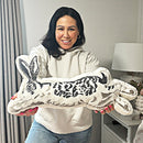 Leaping Easter Bunny Pillow by Decor Steals