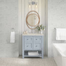 James Martin Breckenridge 30" Single Bathroom Vanity, Serenity Blue