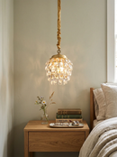 Pine Cone Crystal Pendant Light