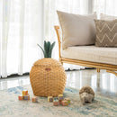 Pineapple Rattan Storage Basket Natural - Medium by MOMIJI US LLC
