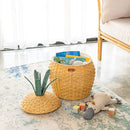 Pineapple Rattan Storage Basket Natural - Medium by MOMIJI US LLC