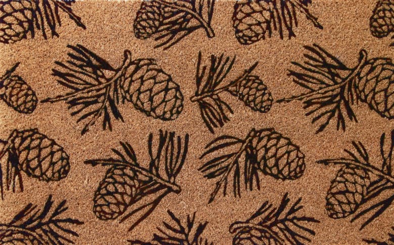 Pinecone Coir Door Mat