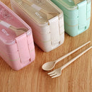 Pink 3-layer kids bento box lunchbox – kitchen food container by Decorbites