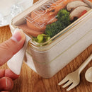 Pink 3-layer kids bento box lunchbox – kitchen food container by Decorbites