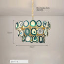 GobekUsa Agate Designer LED Chandelier for Foyer & Dining Room
