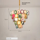 GobekUsa Agate Designer LED Chandelier for Foyer & Dining Room