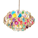 GobekUsa Agate Designer LED Chandelier for Foyer & Dining Room