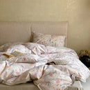 GobekUsa Egyptian Cotton Print Bedding Set - Queen King Ru Size Sheets Pillowcases Blanket Cover