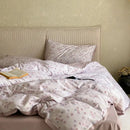 GobekUsa Egyptian Cotton Print Bedding Set - Queen King Ru Size Sheets Pillowcases Blanket Cover