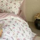 GobekUsa Egyptian Cotton Print Bedding Set - Queen King Ru Size Sheets Pillowcases Blanket Cover
