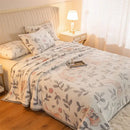 GobekUsa Double Sided Plaid Fleece Blanket - Winter Bedroom Essential