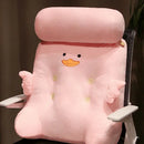 GobekUsa Dumb Duck Square Back Cushion: Comfortable Support for Cervical Spine