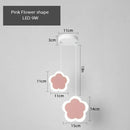 GobekUsa Heart Blossom Butterfly LED Chandelier for Children's Room