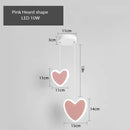 GobekUsa Heart Blossom Butterfly LED Chandelier for Children's Room