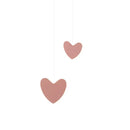 GobekUsa Heart Blossom Butterfly LED Chandelier for Children's Room