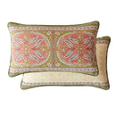 GobekUsa Datura Flowers Print Wool Velvet Mandala Cushion Cover Luxe Pillow Case