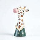 GobekUsa Bubble Gum Girl Flower Vase - Stylish Resin Plant Pot for Home Decor