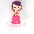 Pink and purple doll cake stands decoration – kitchen topper set by Decorbites