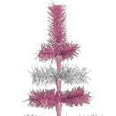 Pink & Silver Layered Tinsel Trees by Lee Display
