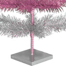 Pink & Silver Layered Tinsel Trees by Lee Display