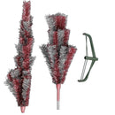 Pink & Silver Mixed Tinsel Christmas Tree by Lee Display