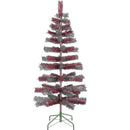 Pink & Silver Mixed Tinsel Christmas Tree by Lee Display