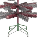 Pink & Silver Mixed Tinsel Christmas Tree by Lee Display