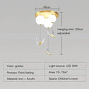 GobekUsa Butterfly Ball Ceiling Lamp: Warm & Romantic Pendant Light for Children's Room