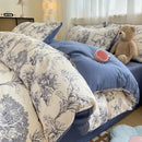 GobekUsa Cartoon Printed Cotton Quilt Cover Set - Soft, Breathable, Colorfast Bedding