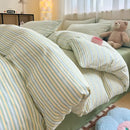GobekUsa Cartoon Printed Cotton Quilt Cover Set - Soft, Breathable, Colorfast Bedding