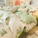 GobekUsa Cartoon Printed Cotton Quilt Cover Set - Soft, Breathable, Colorfast Bedding