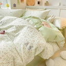GobekUsa Cartoon Printed Cotton Quilt Cover Set - Soft, Breathable, Colorfast Bedding