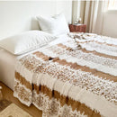 GobekUsa Cationic Jacquard Blanket | Lightweight Spring/Autumn Sofa Cover | Comfortable Home Decor