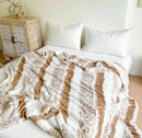 GobekUsa Cationic Jacquard Blanket | Lightweight Spring/Autumn Sofa Cover | Comfortable Home Decor