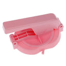 Pink and white dumpling wrapper presser mold kitchen baking tool by Decorbites
