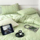 GobekUsa Cotton Jacquard Bedding Set - Single Double Queen King Size Bedclothes