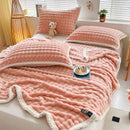 GobekUsa Cozy Faux Rabbit Fur Throw Blanket for Sofa & Bed, 200X230cm