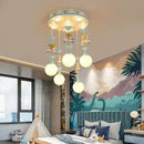 GobekUsa Creative Unicorn LED Pendant Ceiling Light for Children's Room