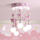 GobekUsa Creative Unicorn LED Pendant Ceiling Light for Children's Room