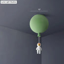 GobekUsa Emerson - Balloon & Astronaut Ceiling Lamp - Kids Acrylic Pendant Light