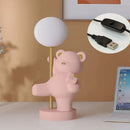 GobekUsa Bear Princess Desk Night Light USB LED Lamp