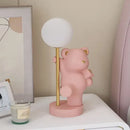 GobekUsa Bear Princess Desk Night Light USB LED Lamp