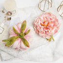 GobekUsa Big Peony Headwear Artificial Flowers for Home & Wedding Decoration