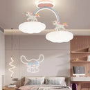 GobekUsa Cloud Unicorn Cartoon Ceiling Light for Children's Room Eye Protection