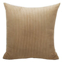 Pink & blue striped corduroy pillow cover living room decor by Decorbites