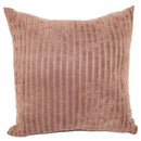 Pink & blue striped corduroy pillow cover living room decor by Decorbites