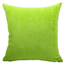 Pink & blue striped corduroy pillow cover living room decor by Decorbites