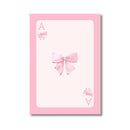 GobekUsa Pink Bows Wall Art Set - 3 Pieces
