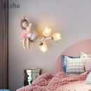 GobekUsa Kids' Room LED Wall Lamp - Cartoon Nursery Lighting Fixtures